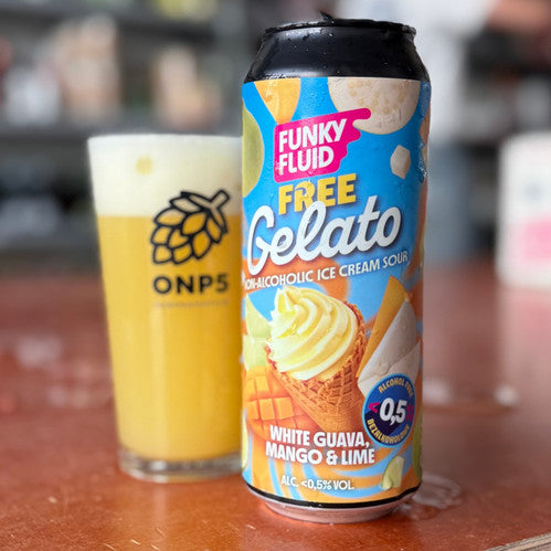 Funky Fluid Free Gelato Berries & Cream Bier ohne Alkohol 0,5%