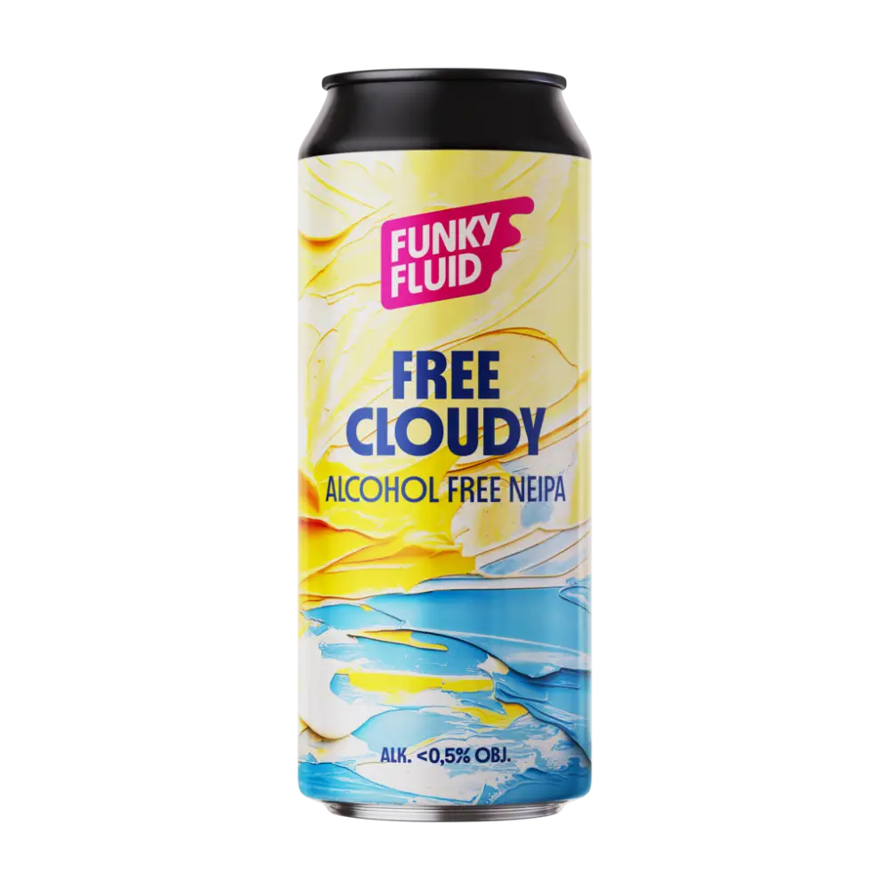 Funky Fluid Free Trübes Bier ohne Alkohol 0,5%