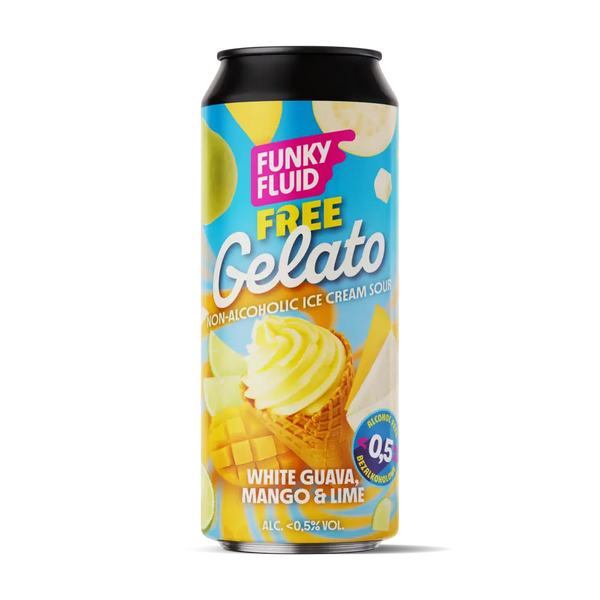 Funky Fluid Free Gelato Berries & Cream Beer senza alcol 0,5%