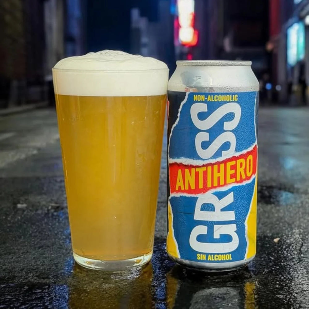 Gross Antihero Neipa beer without alcohol 0.3%
