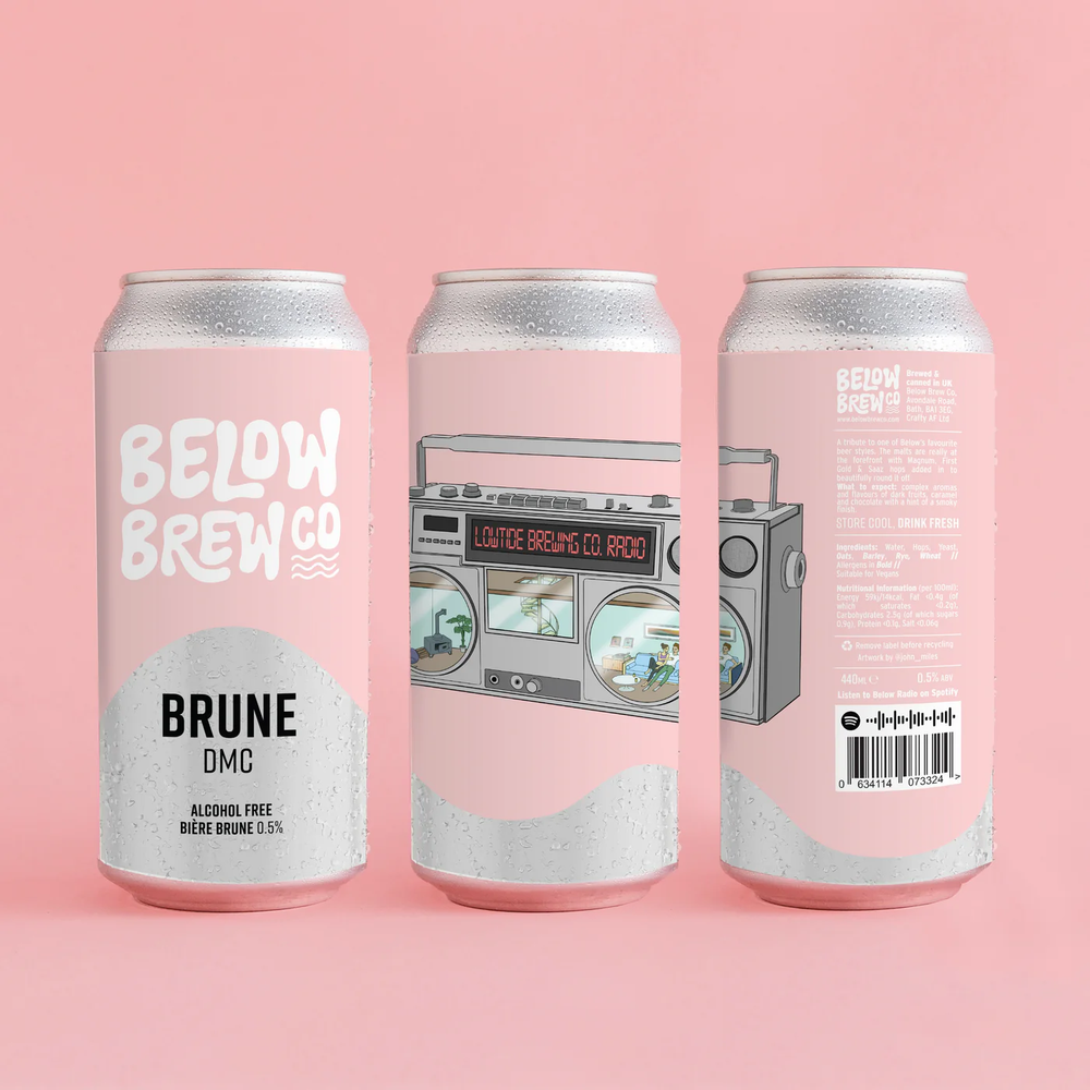 Below Brew Beer - Brune DMC ohne Alkohol 0,5%
