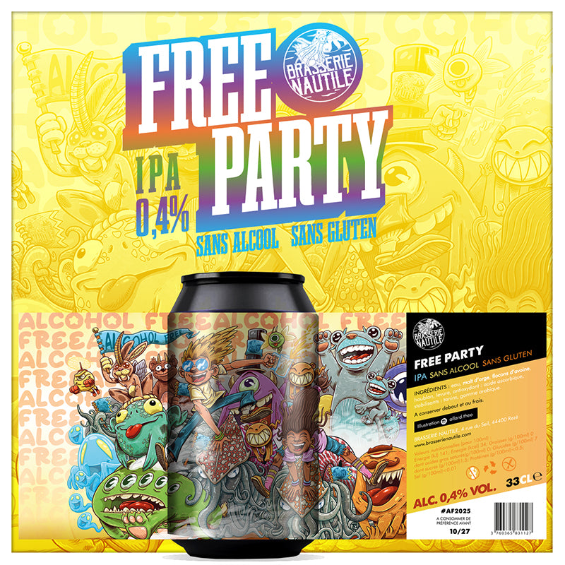 Nautil IPA-Bier ohne Alkohol oder Gluten 0,4 %